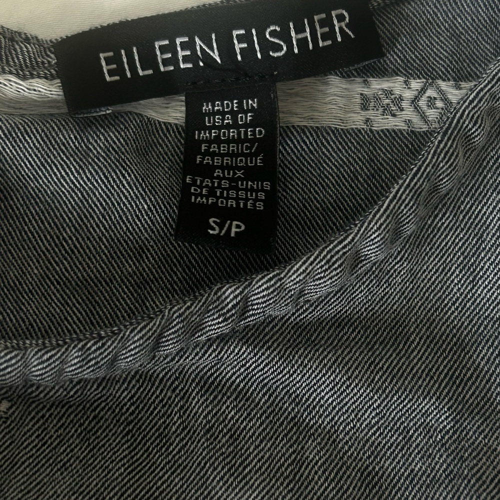 Eileen Fisher Women’s Nomadic Stripe Round Neck Cotton Shell Top Sz S - Picture 7 of 8